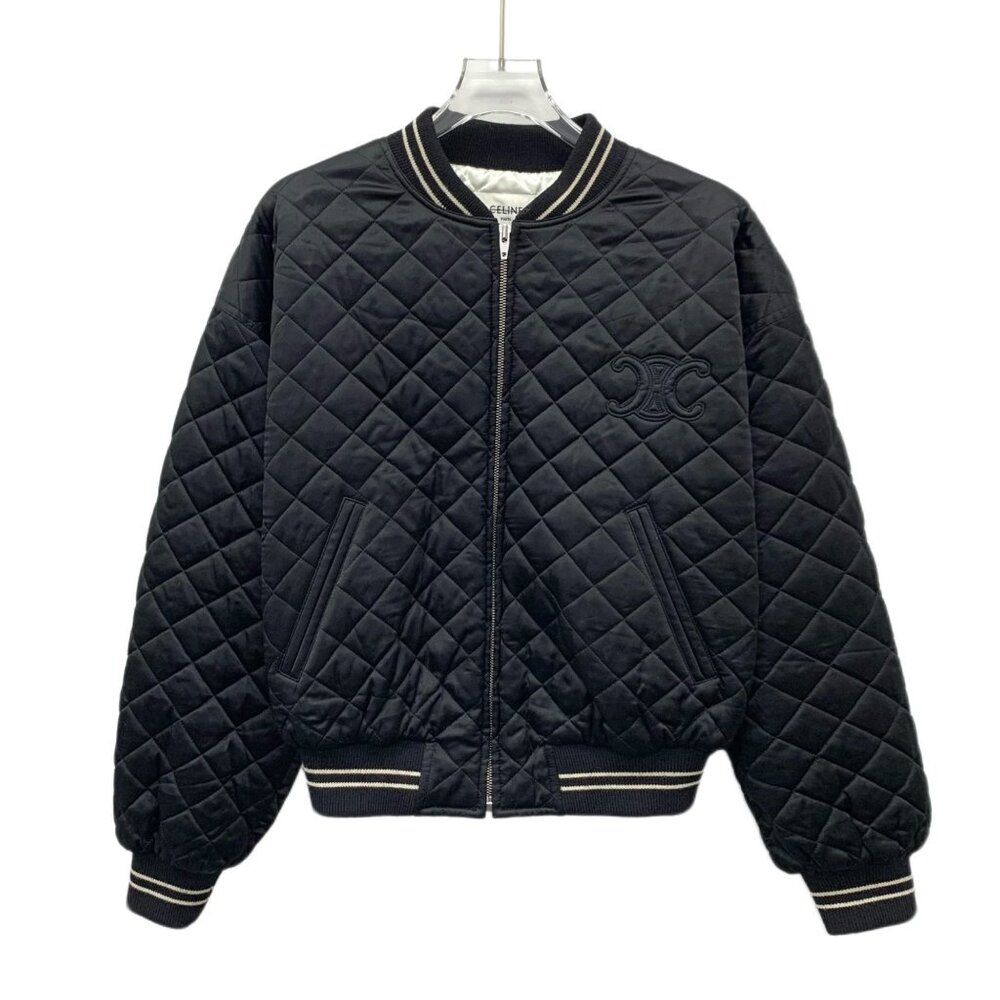 Celine black quilted jacket
